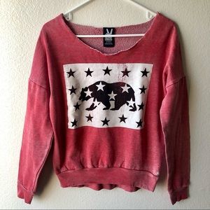 Karma Nation "California" Acid Wash Sweatshirt